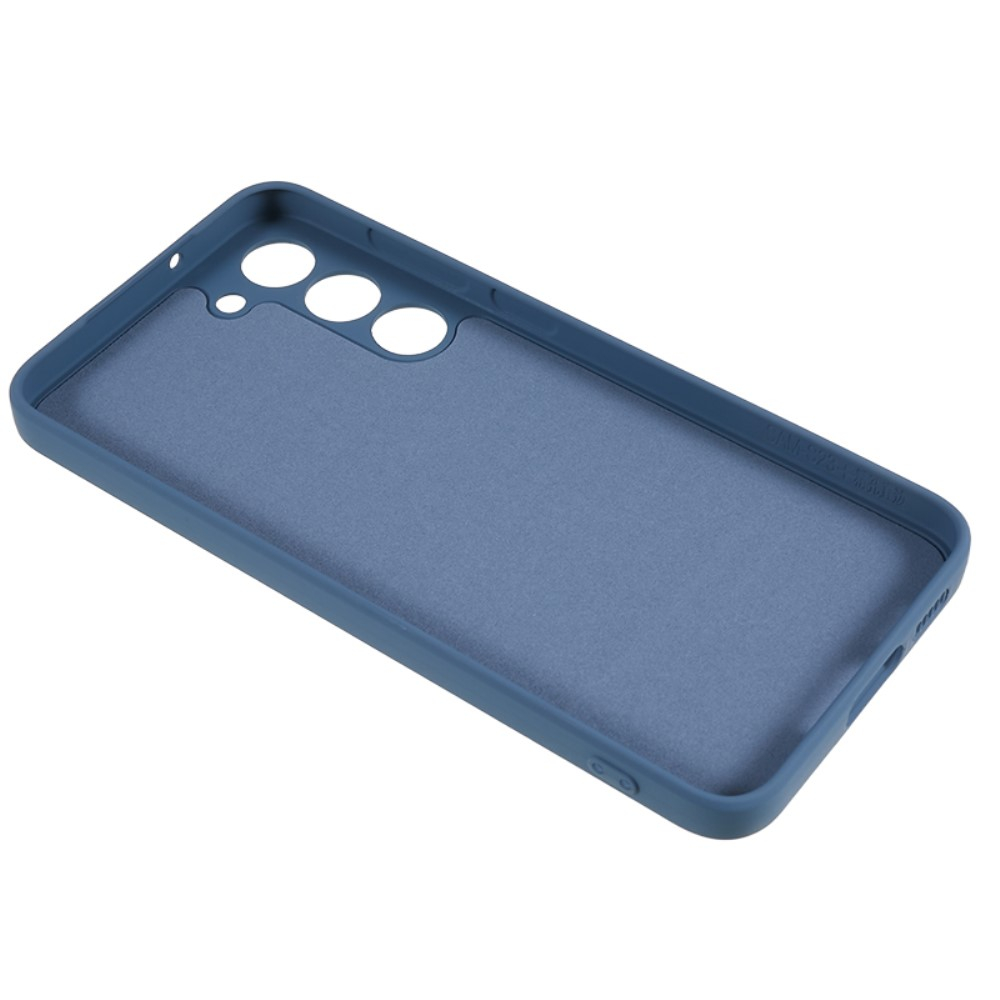 Samsung Galaxy S23 5G Gummi Case Hülle mit Kameraschutz - Blau (Matt)