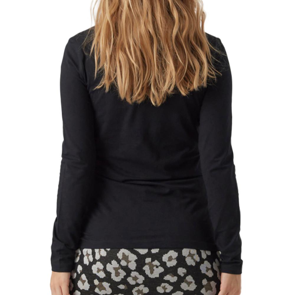 Mamalicious T-shirt de Grossesse Manches Longues Noir Mamalicious Emma