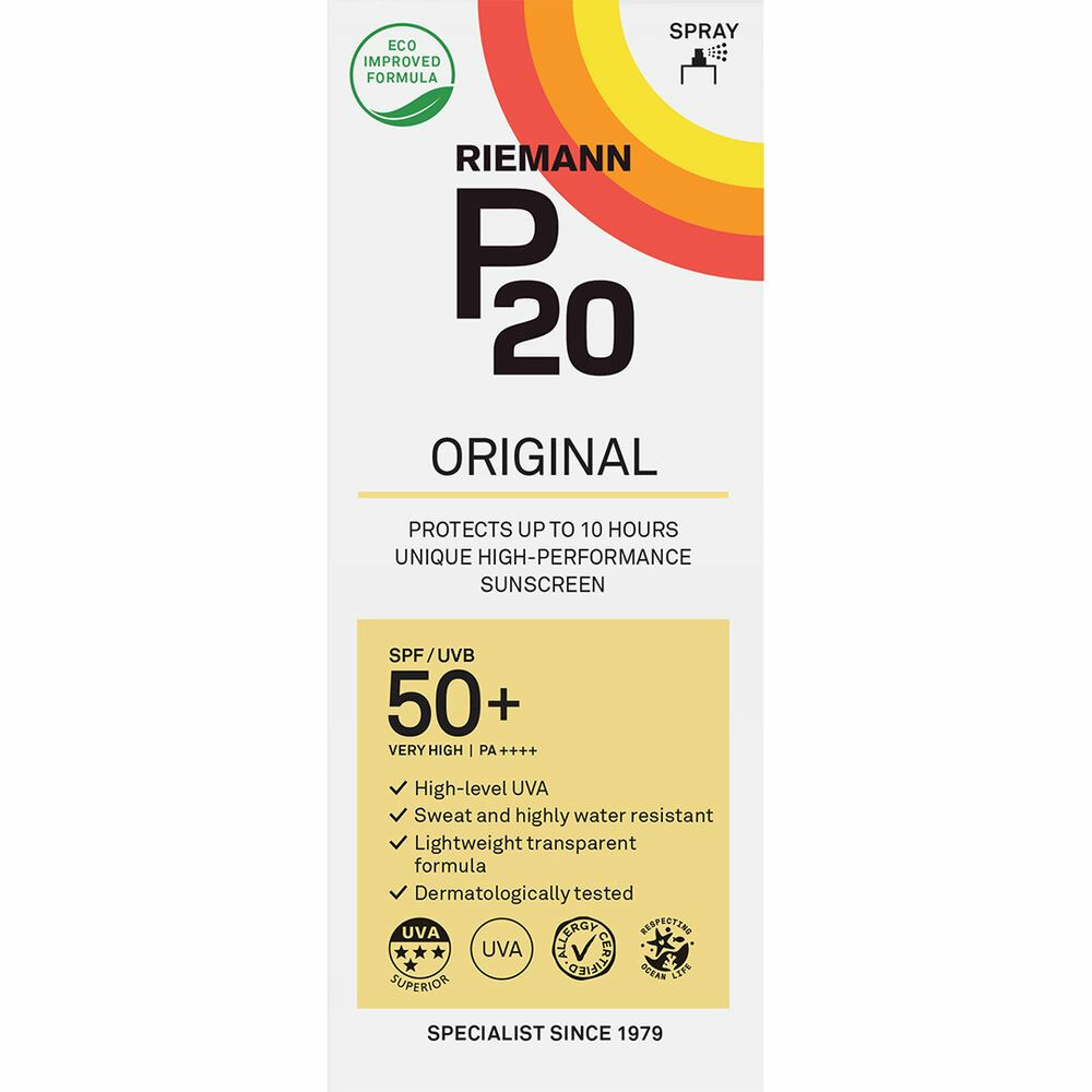 2x P20 Original SPF 50+ Spray175 ml