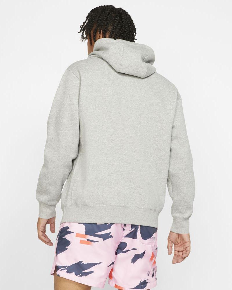 Sweat à capuche Nike Sportswear Club Fleece Gris pour homme