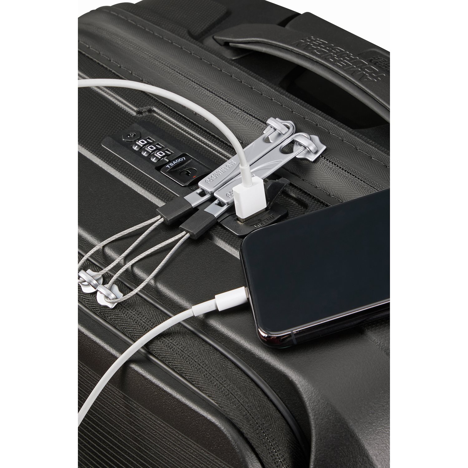 American Tourister Airconic Spinner 55 Frontloader 15.6'' onyx black