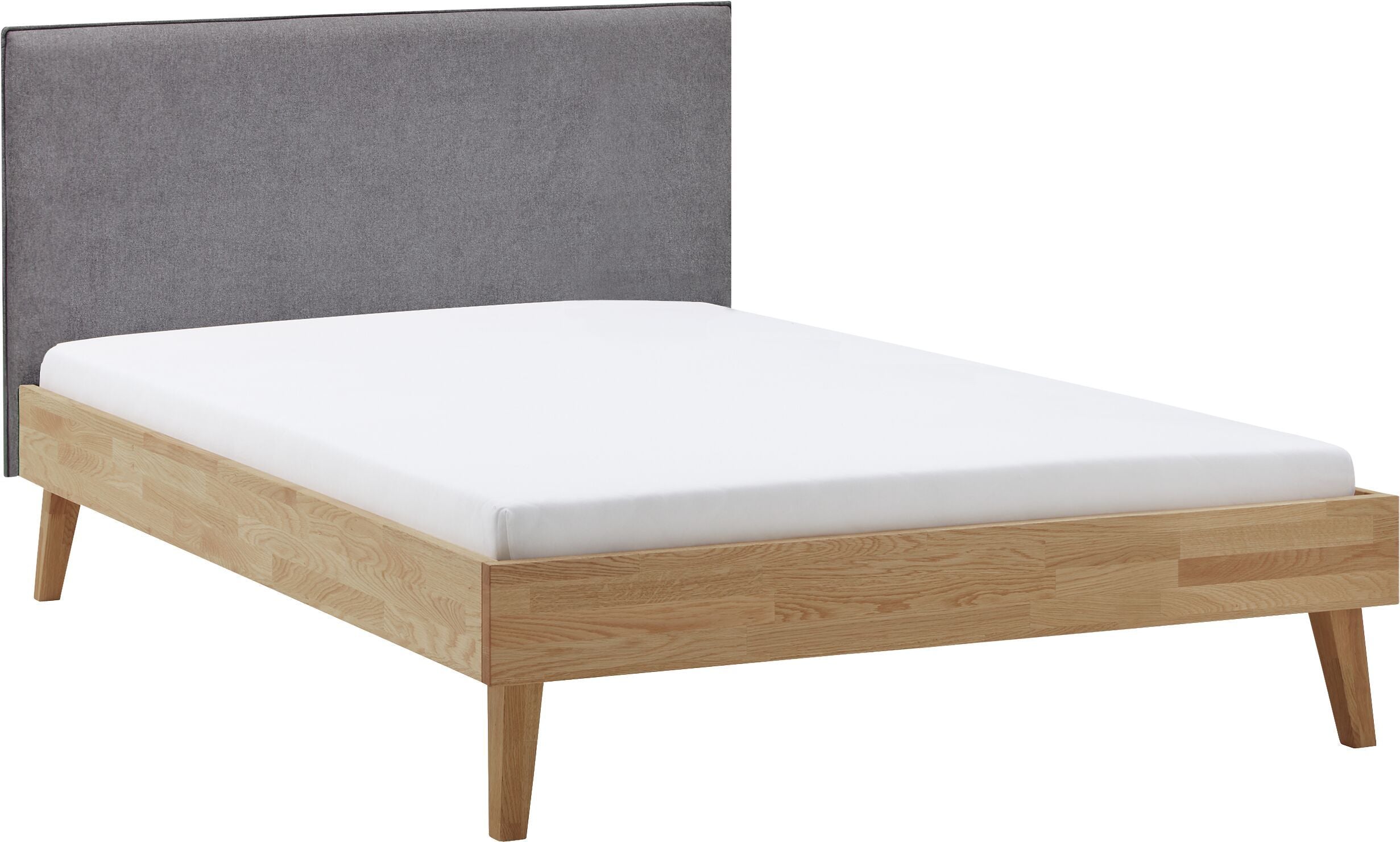 CARA Bett - Eiche / B: 120.0 cm x T: 200.0 cm