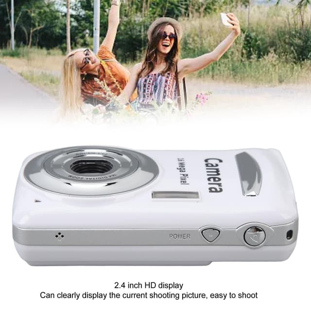Kompakt 16x optisk zoomkamera med 16MP sensor og 2,4