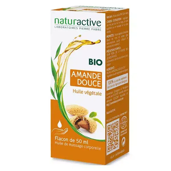 Óleo Vegetal de Amêndoas Doces Orgânico Naturative 50ml