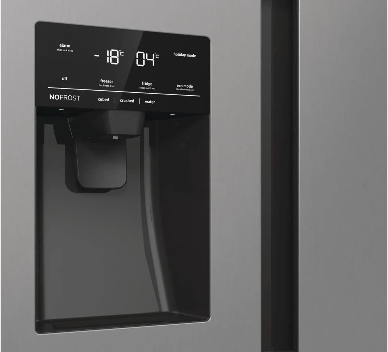 Gorenje NRR9ESXL Side by Side Kühl-Gefrier-Kombination Edelstahl
