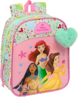 Disney Princess Mini Ryggsekk 6L Bloom, Turkis/Lyserosa