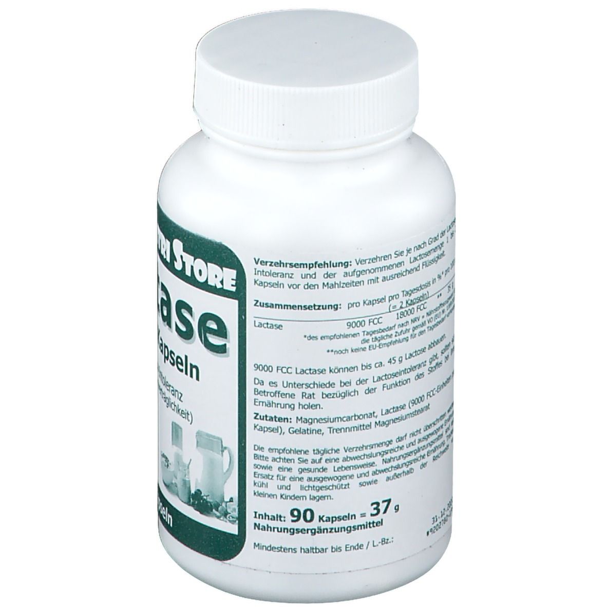 Lactase 9.000 FCC Enzym