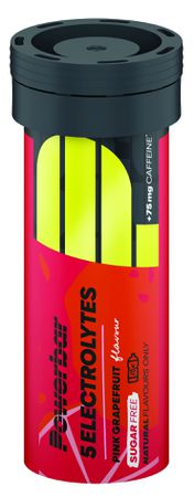 5 ELECTROLYTES TABS mit Koffein  PINK GRAPEFRUIT