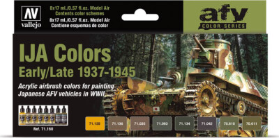 Vallejo - Maling Sæt - Ija Colors 1937-1945 - 8X17 ML