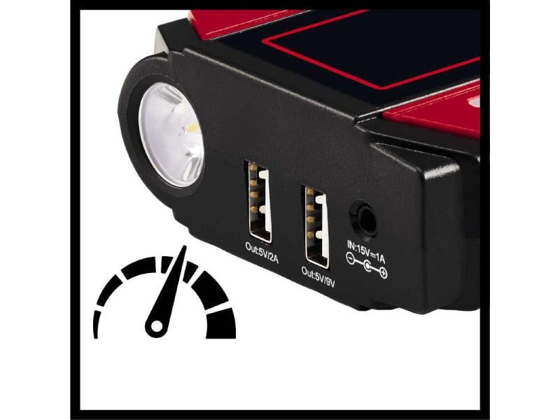 Einhell Automotive Starterbatterie mit Ladefunktion CE-JS 1 Booster