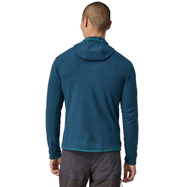 Veste polaire randonnée PATAGONIA M'S R1 AIR FULL-ZIP HOODY LAGOM BLUE