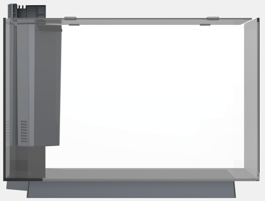 Superfish Quadro 70 enkel Aquarium met voet Zwart