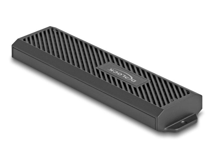 Delock Externes Gehäuse M.2 NVMe PCIe, SATA SSD USB-C, 20 G Delock Externes USB Type-C 20 Gbps Combo Gehäuse für M.2 NVMe PCIe oder SATA SSD – werkzeugfrei