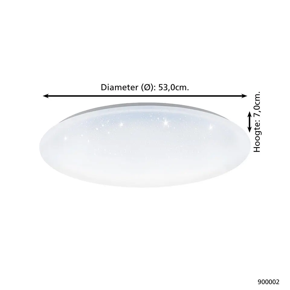 EGLOconnect.zTotari-ZSmartPlafondlamp-Ø53cm-Wit-Dimbaar