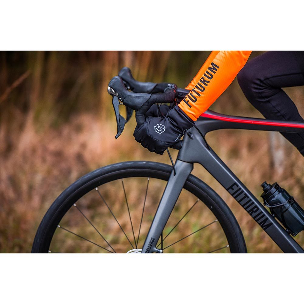 FUTURUM Windproof Thermo Fietshandschoenen Zwart