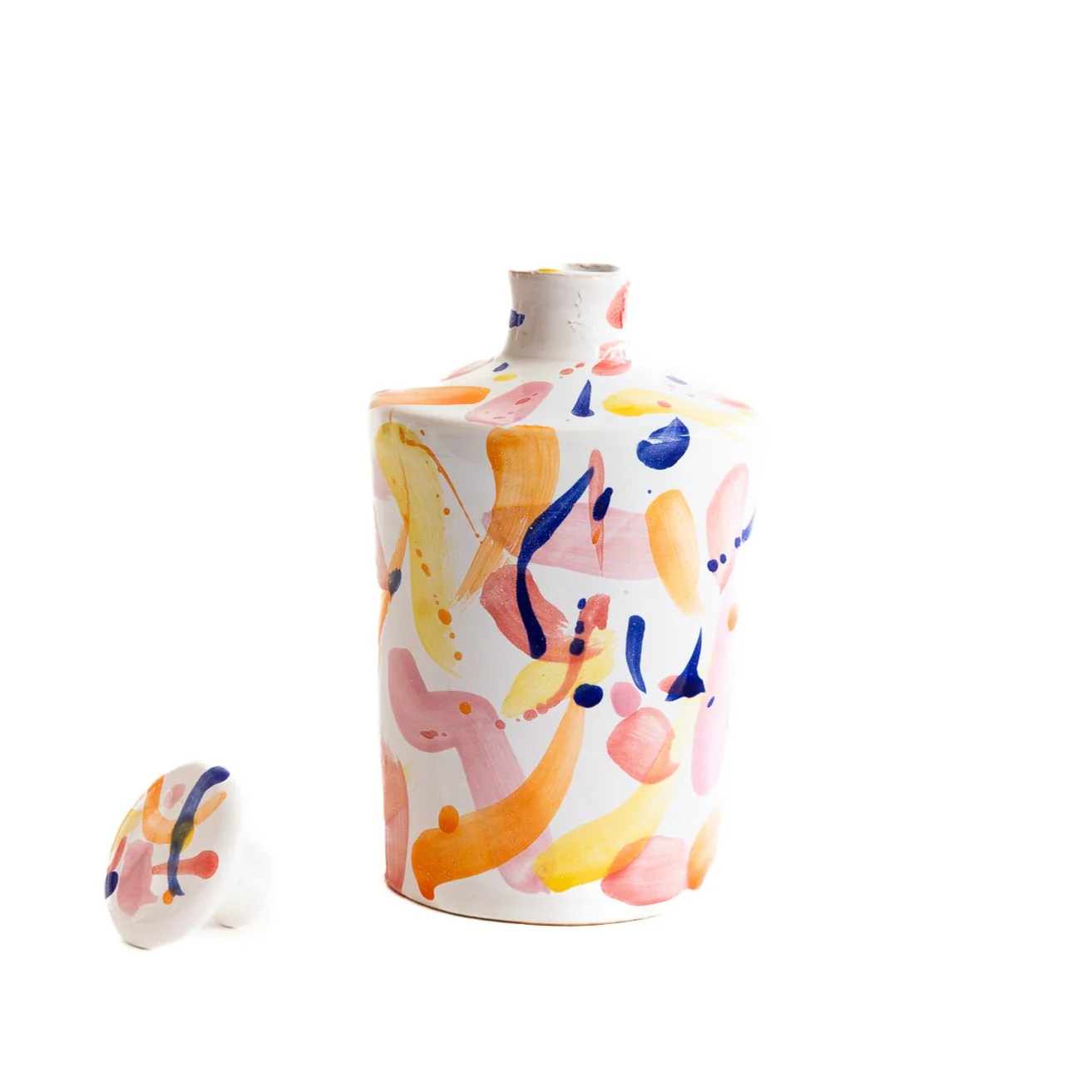 Val Pottery  Carlota karaffel, multi - H18 cm.
