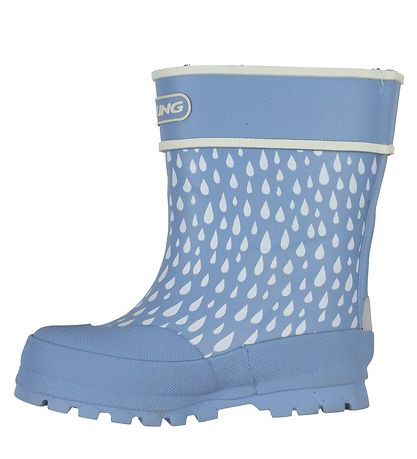 Viking GummiStøvler - Alv - Iceblue/White