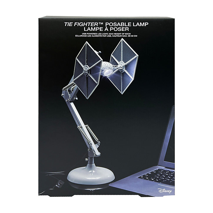 Lampe USB Chasseur Tie Fighter Star Wars Disney Paladone l.14cm x H.67cm x P.17cm
