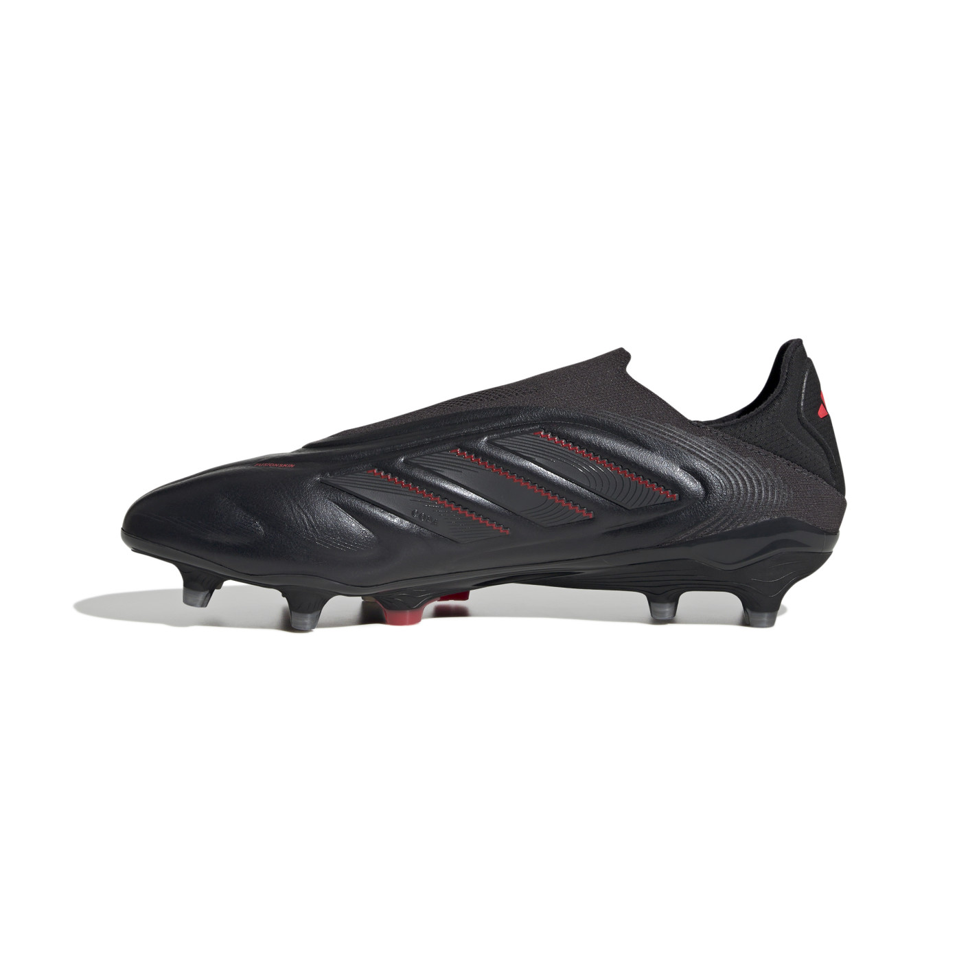 Adidas Copa Pure III Elite Veterloze Gras Voetbalschoenen (FG) Zwart Donkergrijs Rood