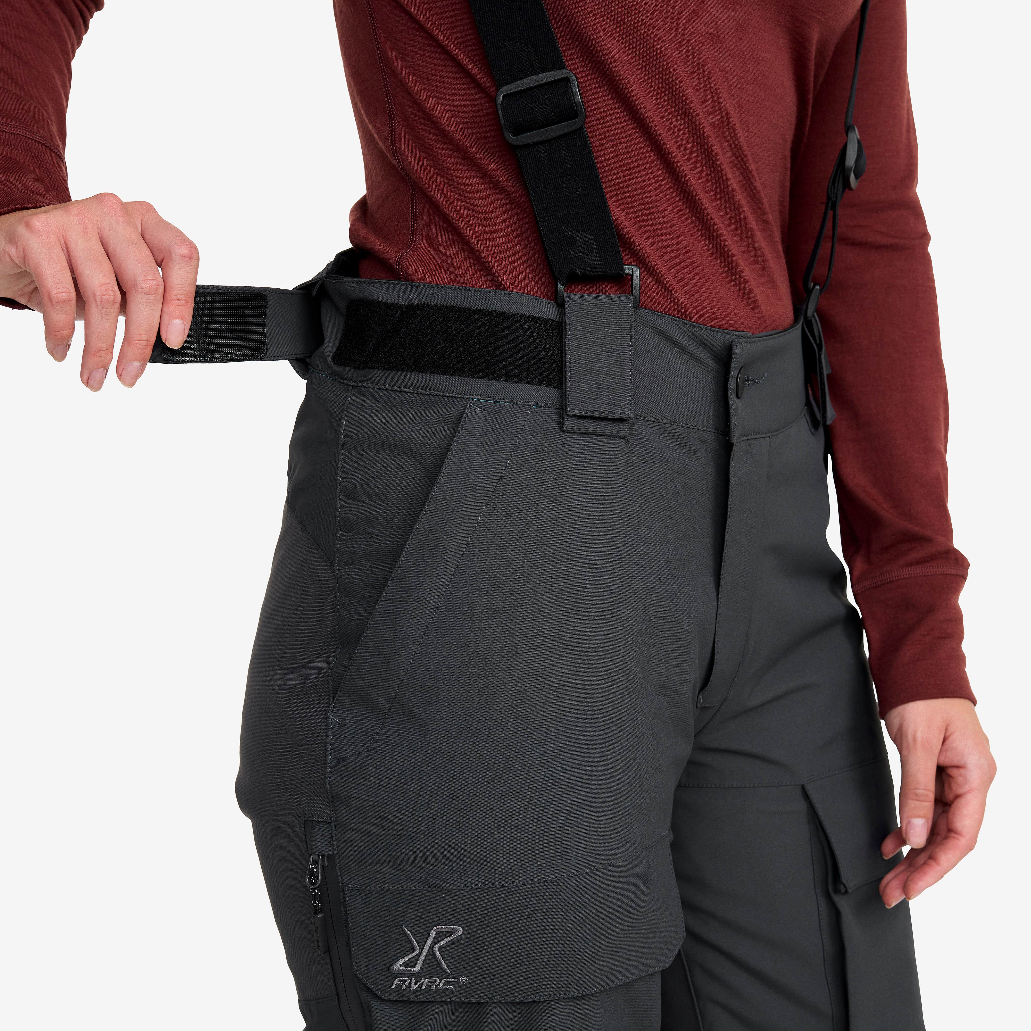 Halo 2L Insulated Ski Pants Dame Anthracite