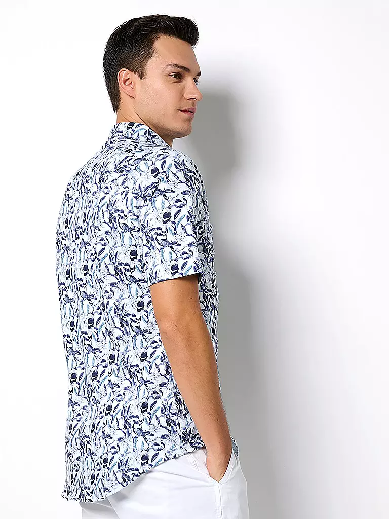 DESOTO Jerseyhemd Slim Fit  weiss