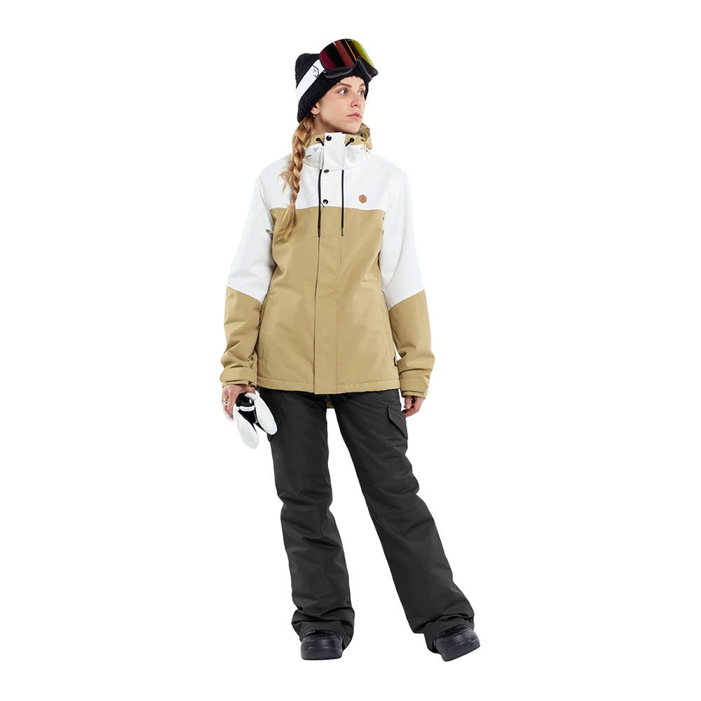 Volcom BOLT INS - Veste ski Femme dark khaki