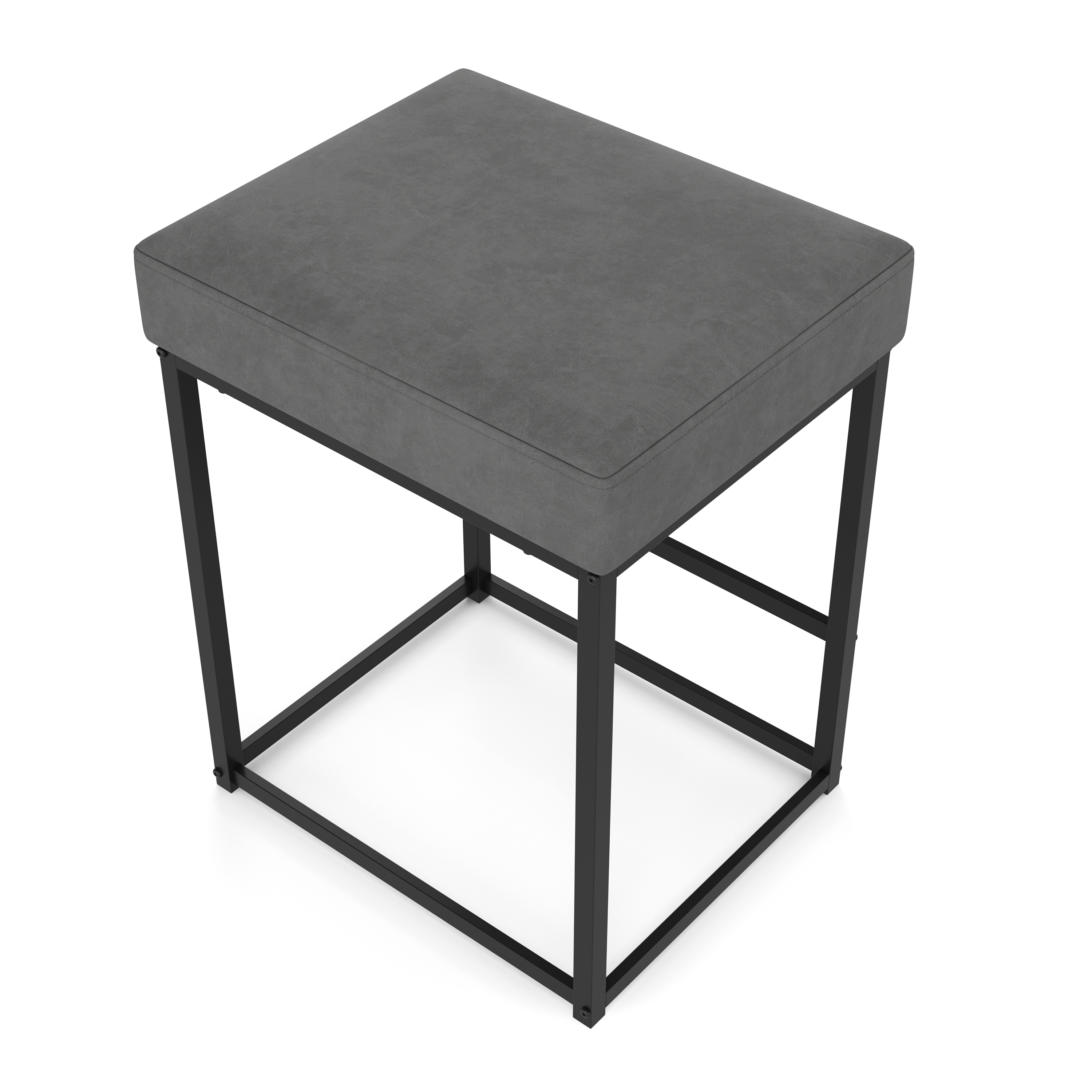 Barhocker RODRIGO 2er Set anthrazit