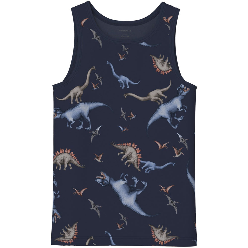 Køb Name It Navy Blazer Nmmtank Top 2P Navy Dino Noos