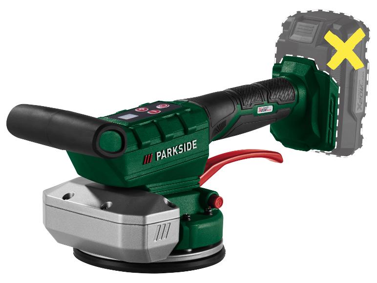 Accu-tegeldrager 20 V zonder accu en lader