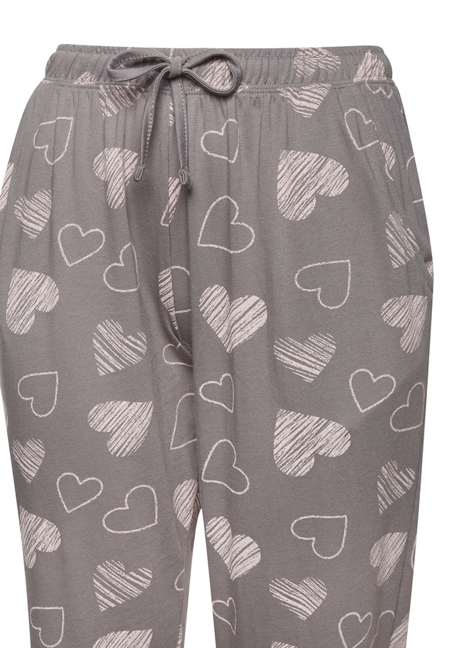 Vivance Dreams Pyjama , mit Herz-Print