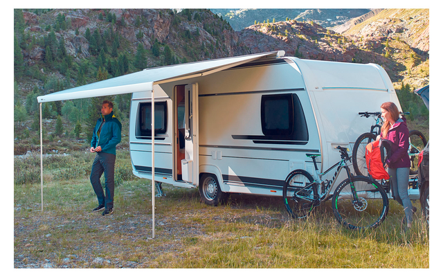 Thule Omnistor 6300 Dachmarkise mit Montagesatz für Ducato / Jumper / Boxer silber