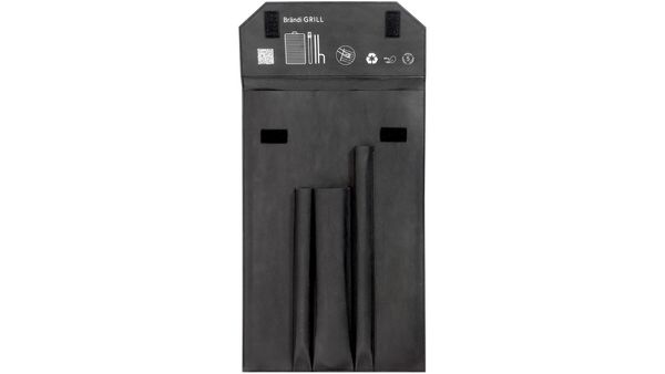 BRÄNDI 2.0 mobiler Grill aus Edelstahl inkl. Tasche  silber