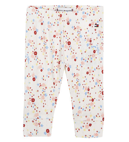 Tommy Hilfiger Gave?ske - Body l/æ/Bukser/Hue - White Flower