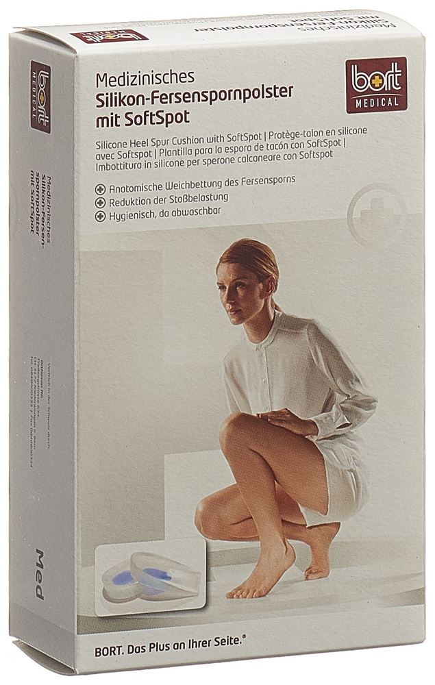 BORT Silikon-Fersenspornpolster<br>1 Paar, M-41, mit SoftSpot
