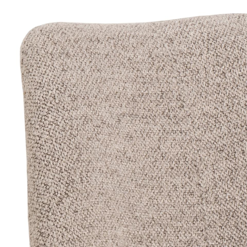 Eetkamerstoel Bradford beige bouclé - set van 2