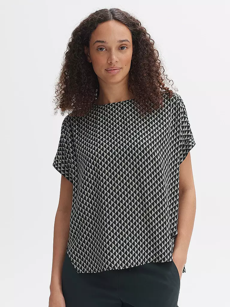 OPUS Blusenshirt FEMKA MINIMAL petrol