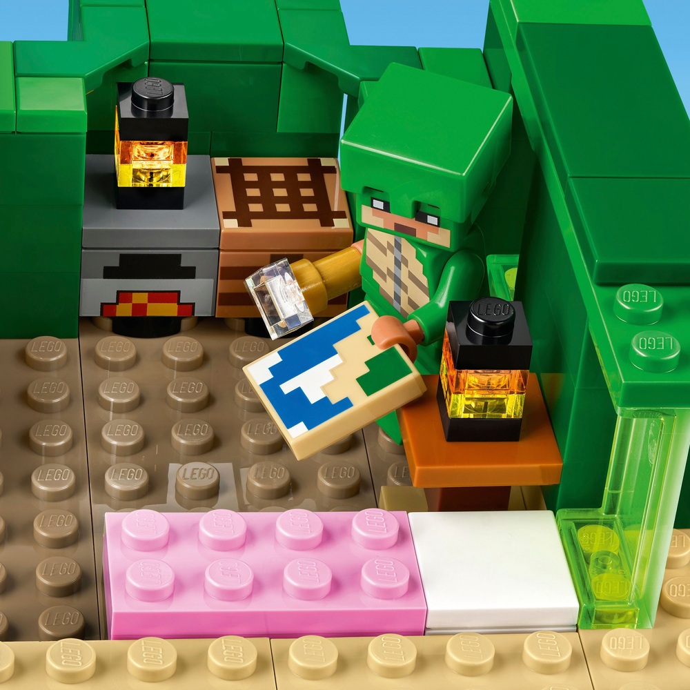 LEGO Minecraft 21254 Das Schildkrötenstrandhaus-Spielset