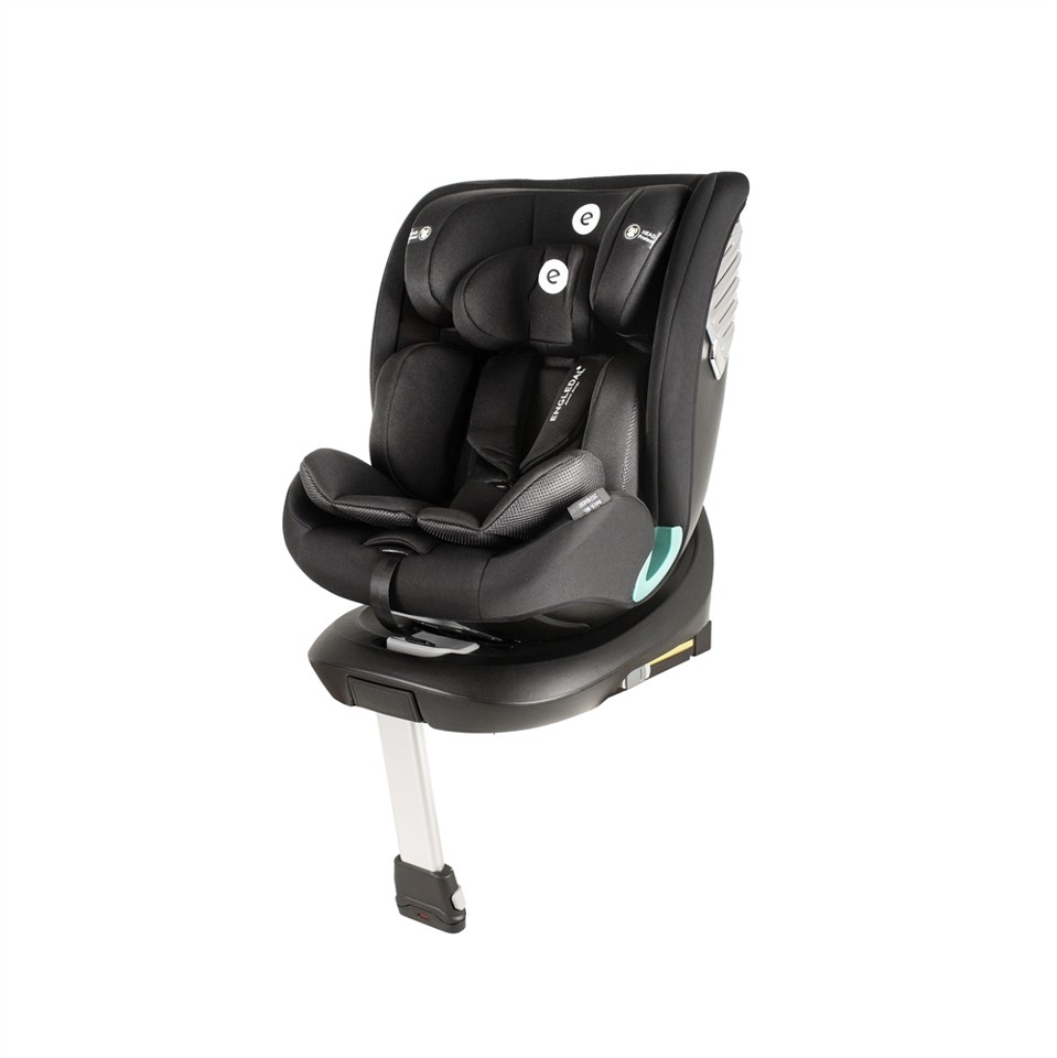 Engledal - Autostol 360 m. IsoFix - Gruppe 0+ - Sibba - Sort