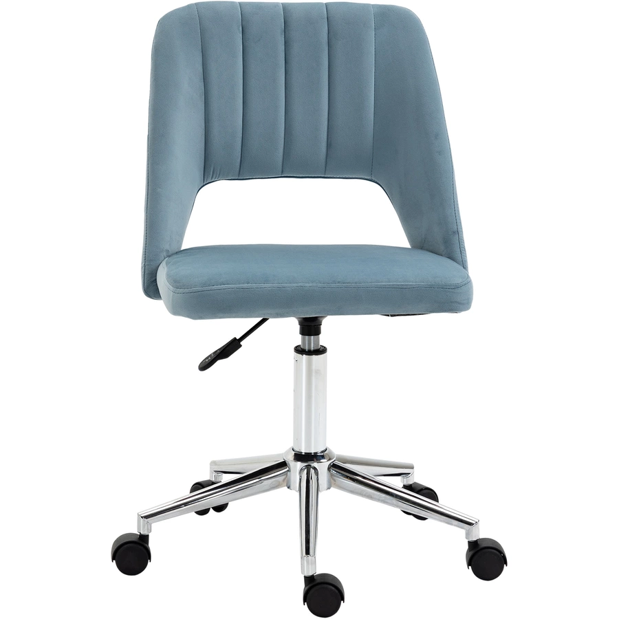 Vinsetto Bürostuhl moderner Stil, drehräder, High-End-Gaslift Blau
