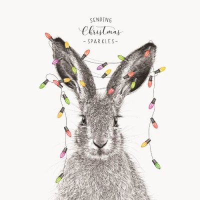 Christmas Wishes Hare and Lights