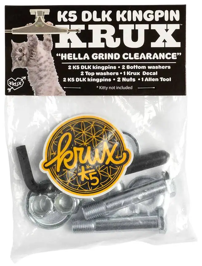 Krux DLK K5 Kingpin Sæt - Dele Til Trucks Skateboards