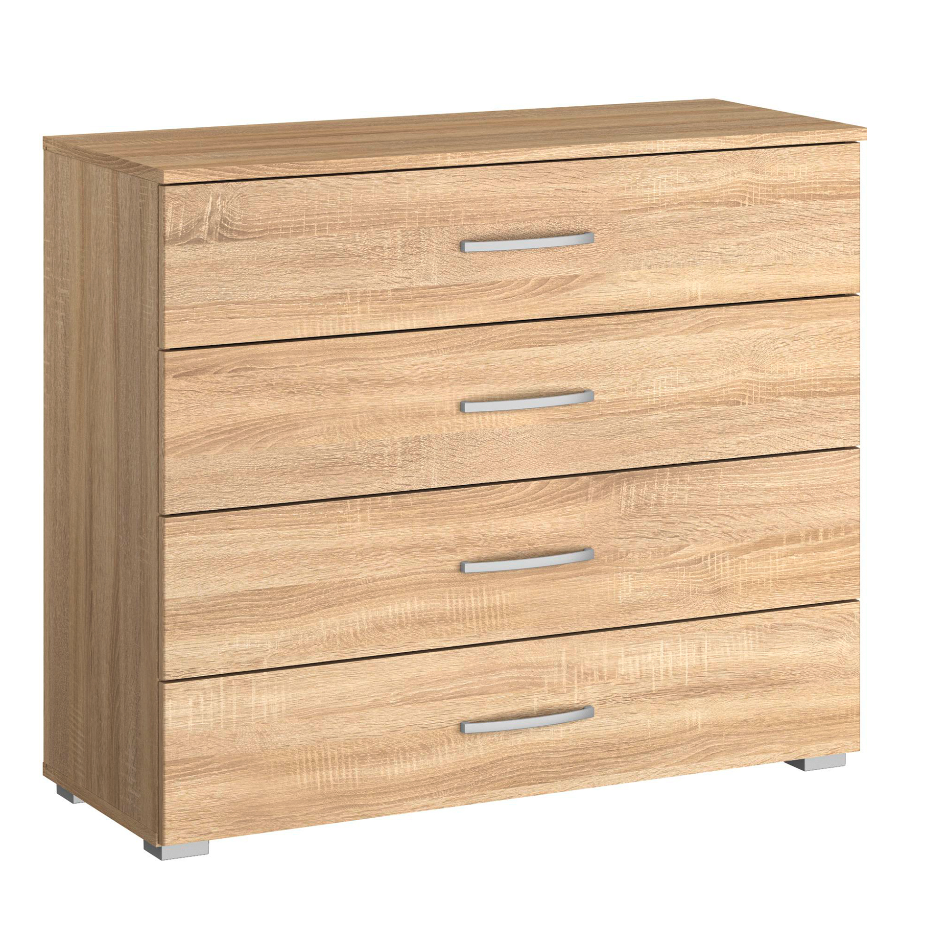 Kommode - Sonoma Eiche - 4 Schubkästen - 93 cm