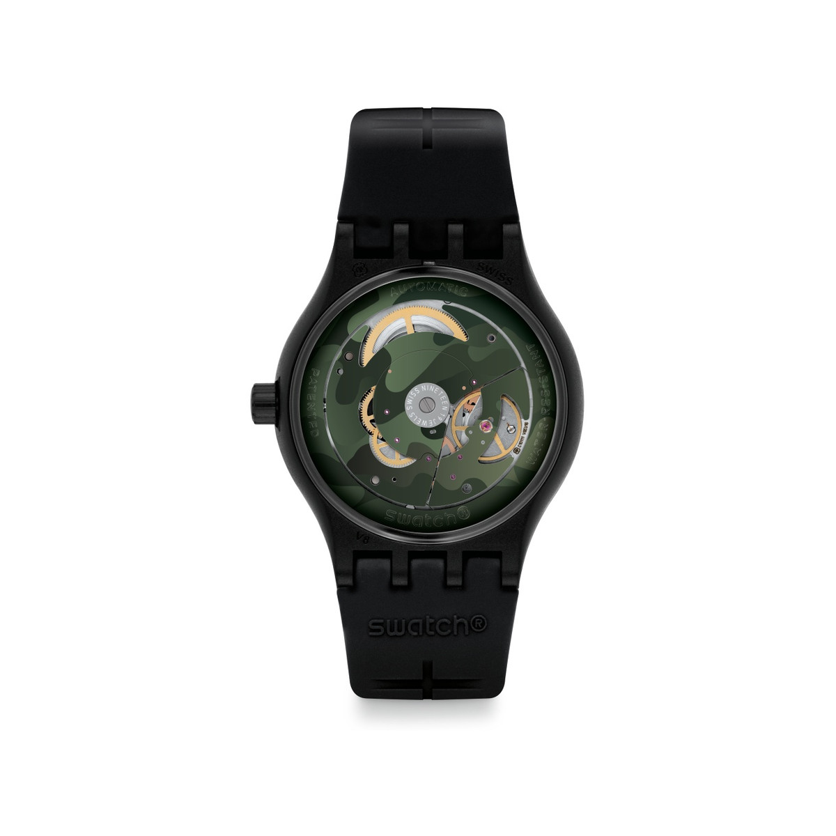 Montre Swatch Irony homme plastique silicone noir