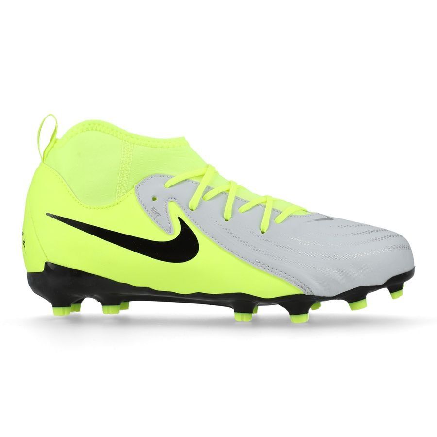 Nike Phantom Luna II Academy MG Mad Voltage - Argenté/Noir/Jaune Fluo Enfant