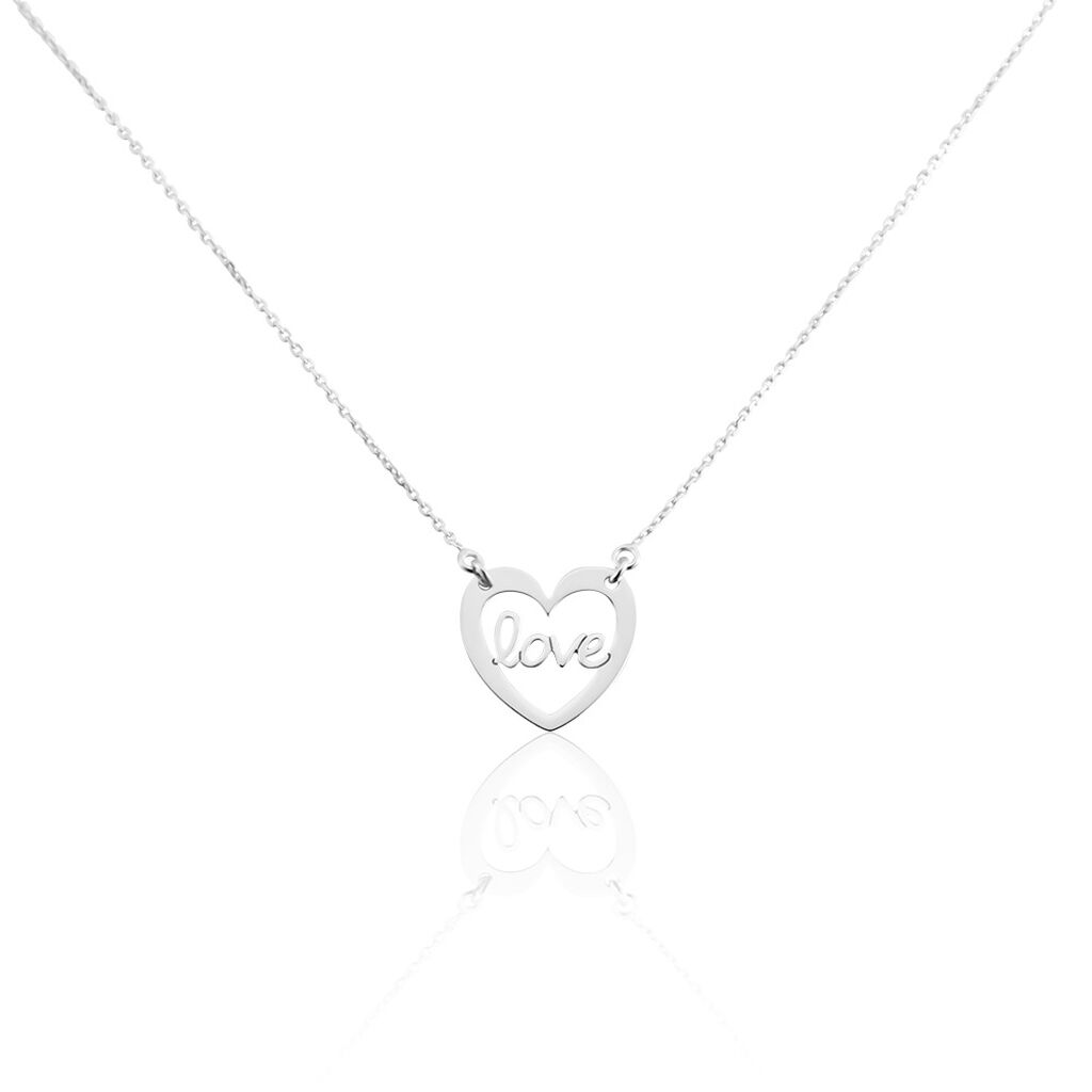 Collier Lovia Argent Blanc
