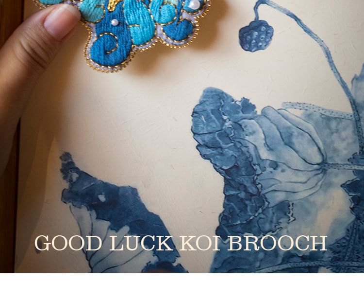 Embroidery Kingdom - Goudvis DIY Borduurpakket / Frame / Set