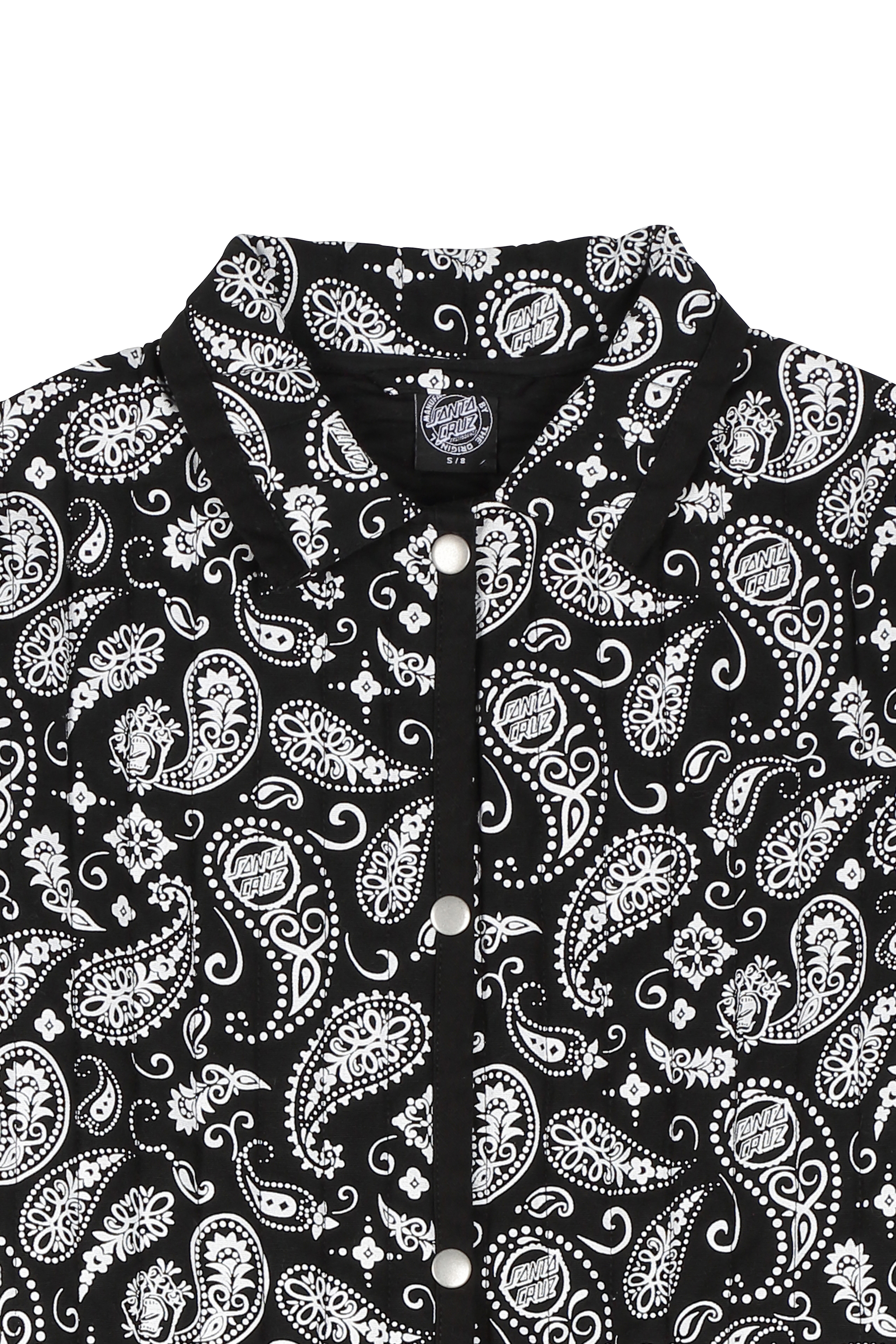 SANTA CRUZ JACKET Screaming Paisley Noir