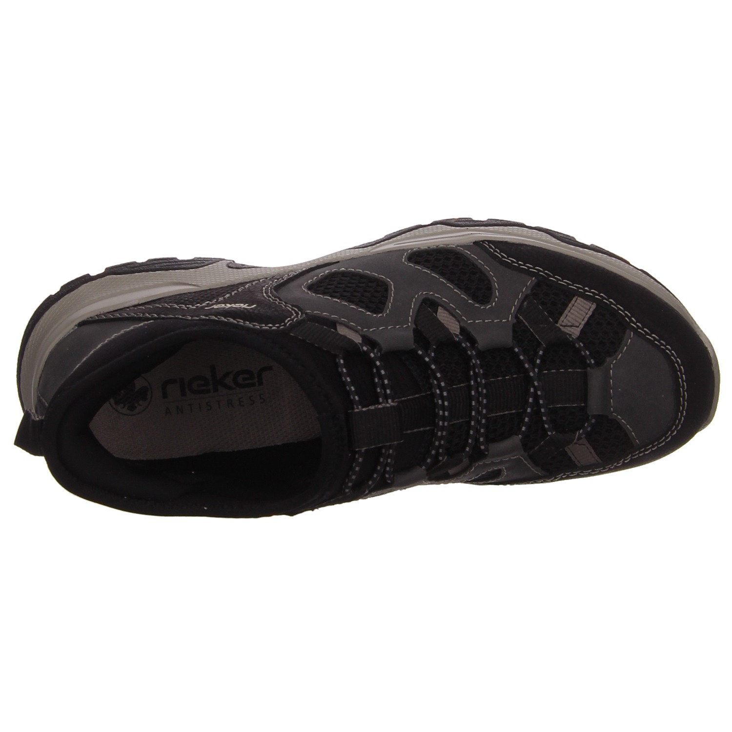 Rieker Sneaker schwarz schwarz
