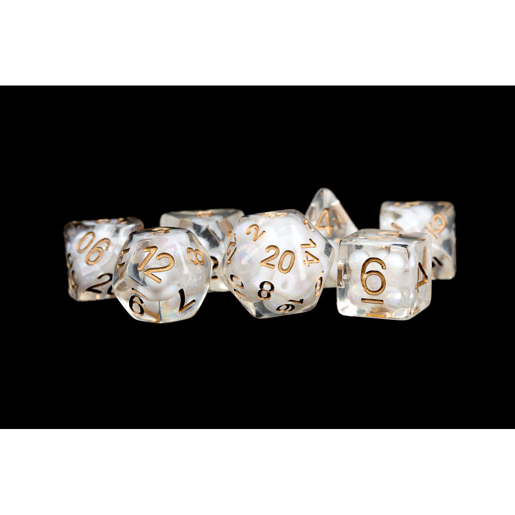 Set de 7 Dés JDR - Pearl