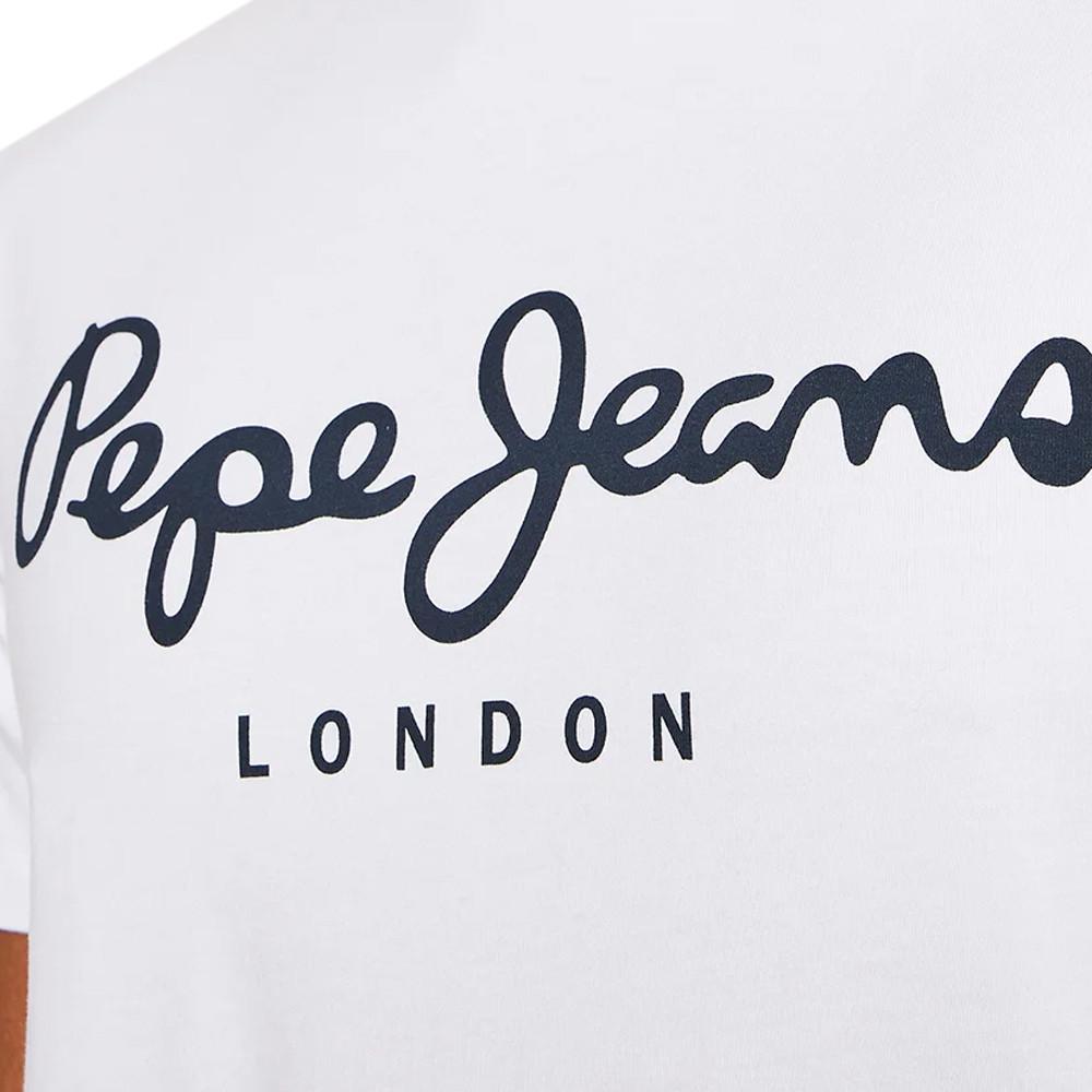 Pepe jeans T-shirt Blanc Homme Pepe Jeans Original Stretch